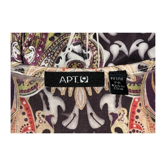 Apt 9 - Beaded V-neck - Multi-Color - Summer Dress - Size Petite Small - Picture 9 of 13